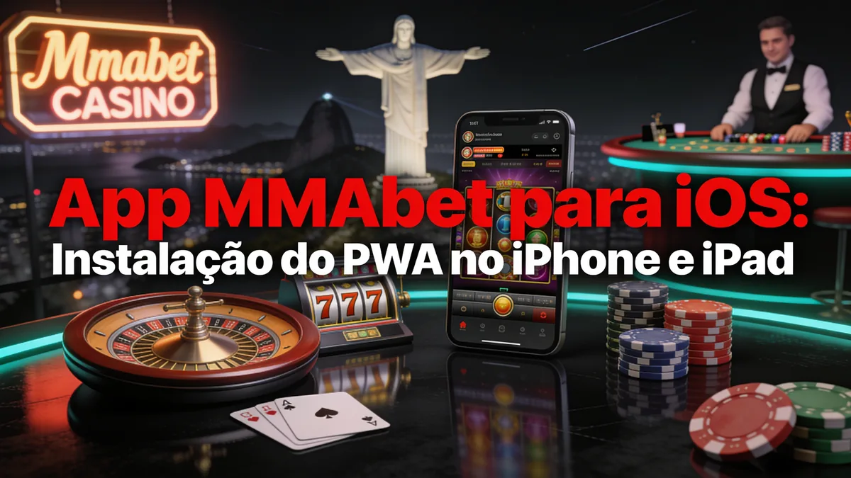App MMAbet para iOS: Instalação do PWA no iPhone e iPad for players in Brazil